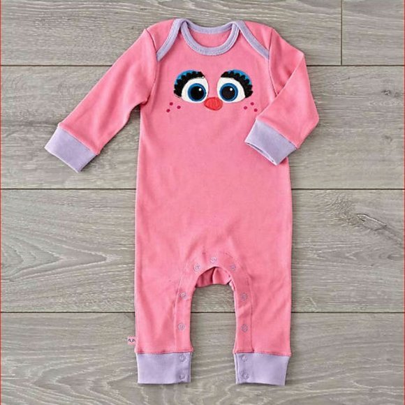 Land Of Nod  Sesame Street Abby Cadabby Romper - Picture 1 of 2